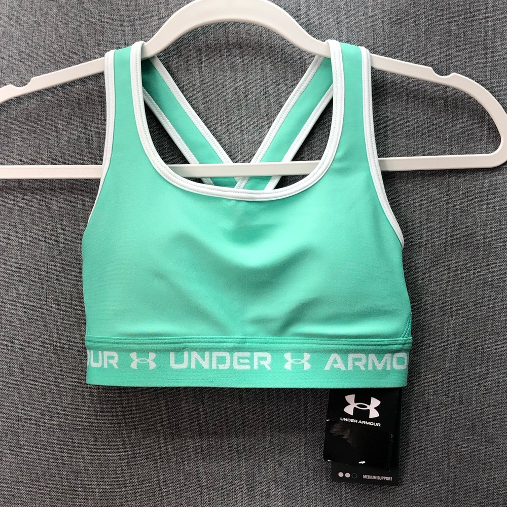Under Armour Women’s Mid Crossback Sports Bra Size XS